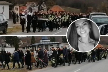 "NE, TI NISI OTIŠLA, SAMO SPAVAŠ, ANĐELE"! Osvanula potresna poruka na dan sahrane Anje iz Paraćina, a evo i od koga je došla!