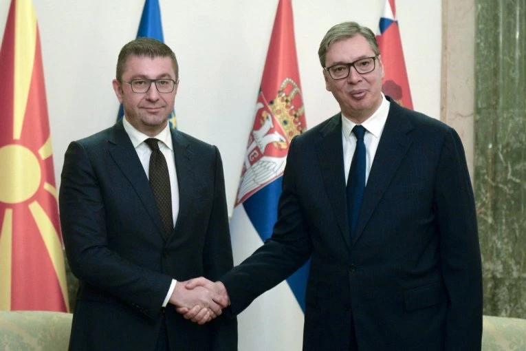 VUČIĆ SE SASTAO SA MICKOSKIM: "Posebno sam zahvalan na tome što je Severna Makedonija jedan od ključnih partnera u inicijativi Otvoreni Balkan!" (FOTO)