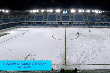 GREJAČI NE SLUŽE DA TOPE SNEG! Stavljena tačka na raspravu, a MARAKANA OKOVANA LEDOM