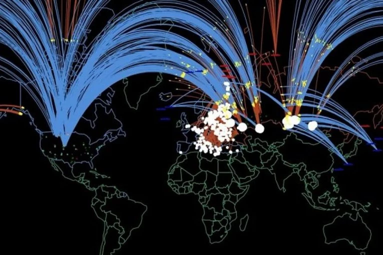 PRVI UDAR UBIO BI 34 MILIONA LJUDI, RAKETE BI LETELE PREKO SRBIJE! Pogledajte NIKAD UŽASNIJU simulaciju nuklearnog rata Zapada i Rusije (VIDEO)