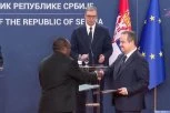 VUČIĆ SA MBASOGOM: Srbija i Ekvatorijalna Gvineja potpisuju sporazume, predsednici se obraćaju!