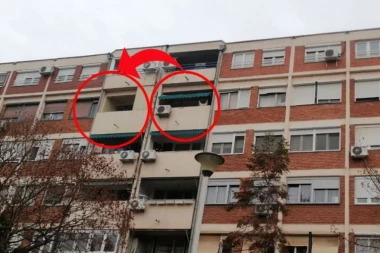 GO MUŠKARAC BEŽAO PREKO TERASE: Ćerka koja je ubila majku u Novom Beogradu tri dana ga držala zaključanog u stanu, jedva se spasao! (FOTO/VIDEO)