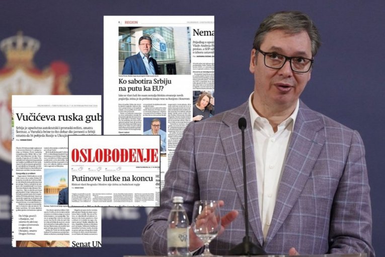 TOTALNI UDAR IZ SARAJEVA NA VUČIĆA! "Oslobođenje" u čak tri teksta napada nezavisnu spoljnu politiku naseg predsednika! (FOTO)