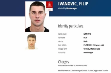 RASPISANA JAVNA CRVENA INTERPOLOVA POTERNICA ZA FILIPOM IVANOVIĆEM! Veoma opasan, ako ga vidite odmah zovite policiju!