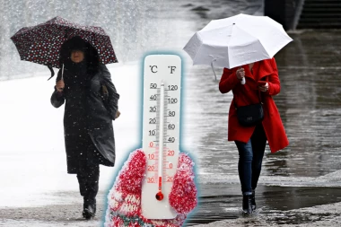 KIŠA, SUSNEŽICA I SNEG! U Srbiji danas HLADNO, zbog dve pojave upaljen i meteoalarm! (FOTO)