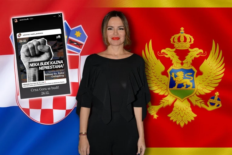 SEVERINA UVEK PRVA U RUŠENJU SRBIJE I SRPSKOG NARODA! Podržala proteste MILOGORACA  - "Neka bude kazna neprestana" (FOTO)