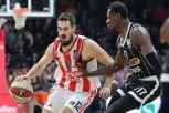 OVAKO SADA IZGLEDA TABELA EVROLIGE: Zvezda Merdianbet u samom vrhu, Partizan tik ispod velikana!