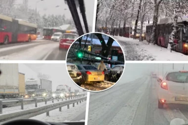 SNEG OBARA DRVEĆE PO BEOGRADU! Kataklizma na ulicama, OVO SKORO NISMO VIDELI, građani u ŠOKU dele UZNEMIRUJUĆE SNIMKE (FOTO/VIDEO)