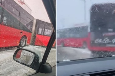 AUTOBUS SLETEO SA PUTA U SREMČICI! Nesreće zbog padavina se samo nižu!