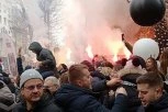 PORODIČNA TRADICIJA! Navijači Partizan uživali na Dorćolu, ZA NAJMLAĐE SPECIJALAN PROGRAM (FOTO GALERIJA)