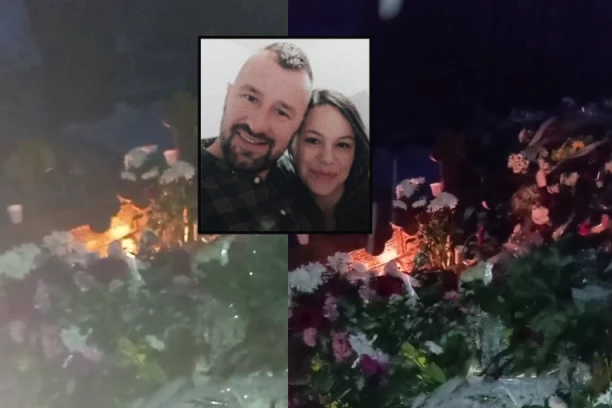 OVDE SU SAHRANJENI UBIJENI PREDRAG I IVANA IZ ARILJA! Ljudi do mrklog mraka, po snegu i magli ostali da odaju počast! BRDO CVEĆA I SVEĆE KOJE JOŠ GORE (VIDEO)