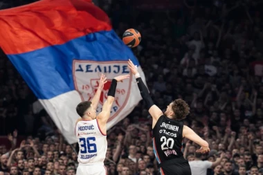 VEČITI U RAZLIČITIM POZICIJAMA: Zvezda Meridianbet sve bliža samom vrhu - Partizanu i plej-in izmiče! Ovo je tabela Evrolige nakon 20. kola!