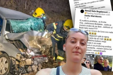 "EJ, SUDBINO PROKLETA! PUTUJ S ANĐELIMA, LJUBAVI MOJA NAJVEĆA!" Od Saške Marinković, majke troje dece, oprostio se partner! (FOTO)