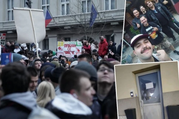 PIJANI STUDENTI RAZBIJALI STAKLO NA ZGRADI TV PANČEVO JER SMATRAJU DA JE "REŽIMSKA TELEVIZIJA": Jezivo nasilje prijavila direktorka televizije (FOTO)