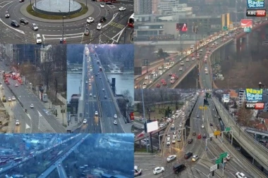 PANČEVAČKI MOST PRED PUCANJEM! Kilometarskim kolonama se ne vidi kraj, ove saobraćajnice u Beogradu ZAOBILAZITE (FOTO)