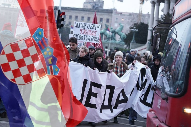 KOINCIDENCIJA ILI?! Domovinski pokret u Hrvatskoj poziva na generalni štrajk, navijajući za OBOJENU REVOLUCIJU u Srbiji!