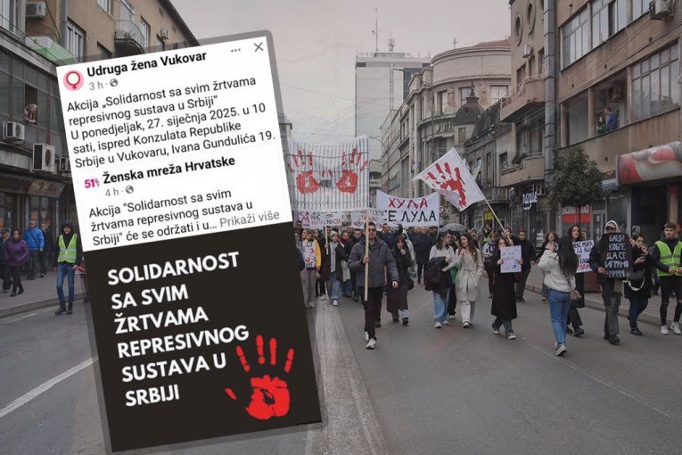 HRVATSKA SLUŽBA PODRŽAVA OBOJENU REVOLUCIJU U SRBIJI! Feministkinje iz Vukovara pozvale na protest ispred srpskog konzulata u Hrvatskoj