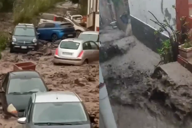 APOKALIPSA U ITALIJI! Divlja nevreme, na moru tornado, delovi zemlje odsečeni od sveta... (VIDEO/FOTO)