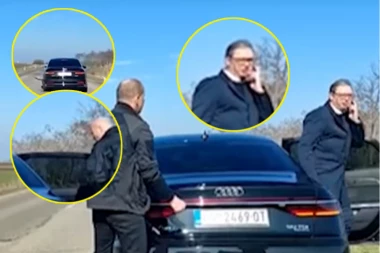 INCIDENT NA VOZILU PREDSEDNIKA NIJE SLUČAJNOST! Stručnjak za bezbednost otkrio zašto je dobro što je Vučić bio u prvom automobilu u koloni!