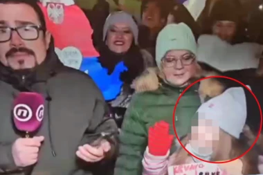 TV NOVA PROBILA DNO! Usred Dnevnika emitovali prilog u kojem se vidi LICE DEVOJČICE koja skandira Vučiću p...u! (VIDEO)