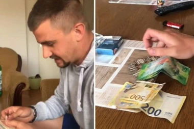 MLADOŽENJA OTVORIO KOVERTE SA SVADBE, PA KRENUO DA BROJI! Naišao na 100 dinara, pa se javno obratio rodbini:"Srbija i Hrvatska neka se stide!" (VIDEO)