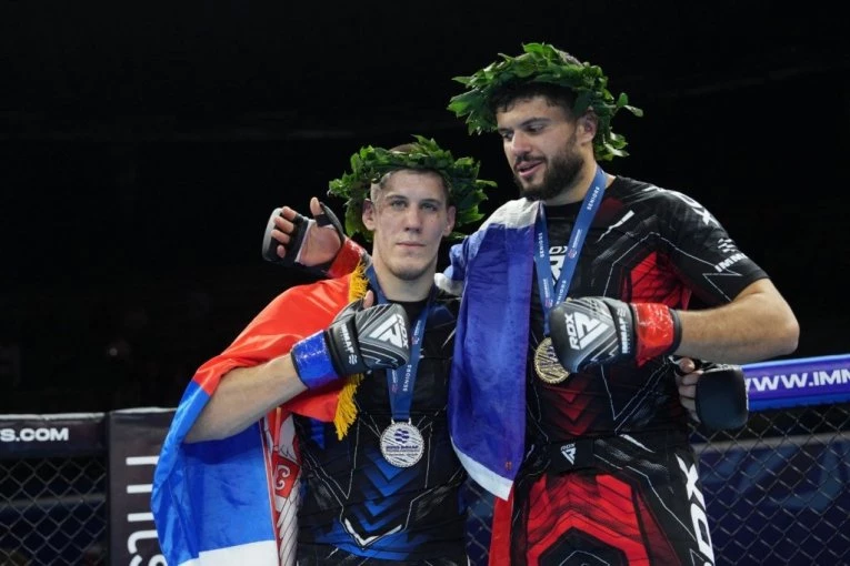 SRBIJA SLAVI EVROPSKE ŠAMPIONE U MMA: Baltić i Ibrović osvojili zlato