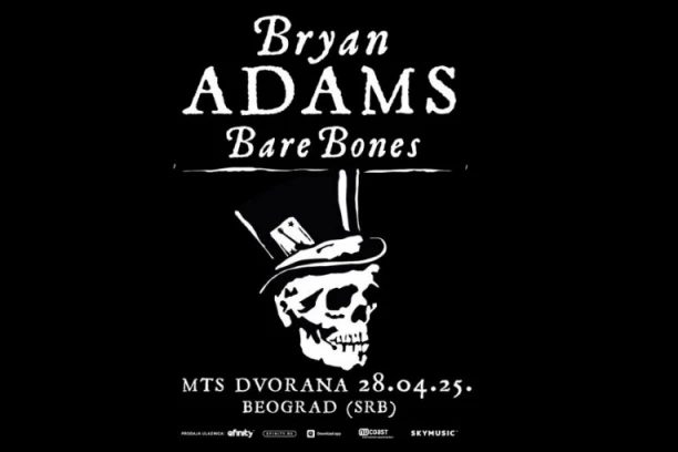 Brajan Adamas i njegov “Bare Bones Show” PRVI PUT u Beogradu 28. aprila – Samo nekoliko gradova NA SVETU ima ovu čast!