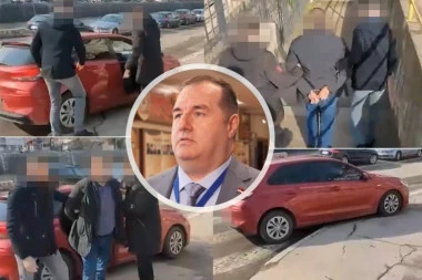 POGLEDAJTE SNIMAK HAPŠENJA NEŠE GUSKE! Desna ruka Dragane Sotirovski privedena pravdi! DVOJICA GA DRŽE, NA RUKAMA LISICE! (VIDEO)