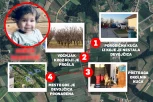 REKONSTRUKCIJA KRETANJA DEVOJČICE (2) IZ UBA! Dete ležalo pored potoka u šipražju na 800 metara od kuće: 18 SATI TRAJALA POTRAGA! (MAPA)