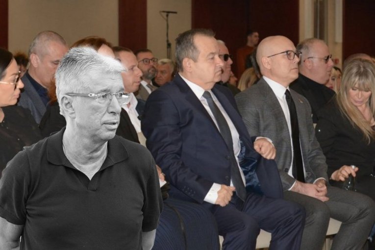 VUČEVIĆ I DAČIĆ PORED SUZANE! Muk na komemoraciji Popoviću, Sašina udovica ne može da zaustavi suze! (FOTO)