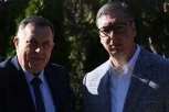 VUČIĆ SE SASTAO SA DODIKOM! Očekuje se obraćanje dvojice predsednika (VIDEO)