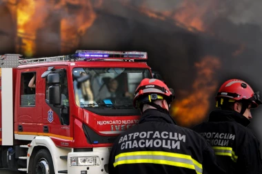 JEDNA OSOBA POKUŠALA DA SKOČI SA TERASE DA SE SPASE OD VATRE: Stravičan požar u Zemunu! (VIDEO)