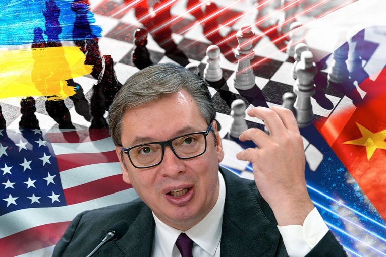 VUČIĆEVA SIMULTANKA ZA UDŽBENIKE! Kako u geopolitičkom haosu zadržati dobre odnose sa KINOM, RUSIJOM i AMERIKOM, Kurc mu skinuo kapu