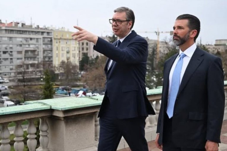 ZAJEDNO GRADIMO SNAŽNIJE VEZE! Vučić ugostio Trampovog sina: Nadam se da ćete uživati u svakom trenutku provedenom u Srbiji (FOTO)