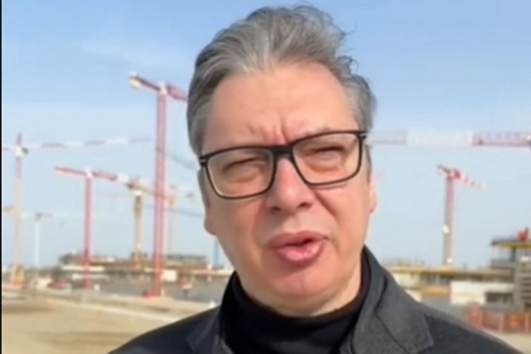 VUČIĆ OBIŠAO GRADILIŠTE EXPO: Želim Srbiju koja se gradi, Srbiju koja pobeđuje! Pobediće Srbija i danas i uvek! (VIDEO)