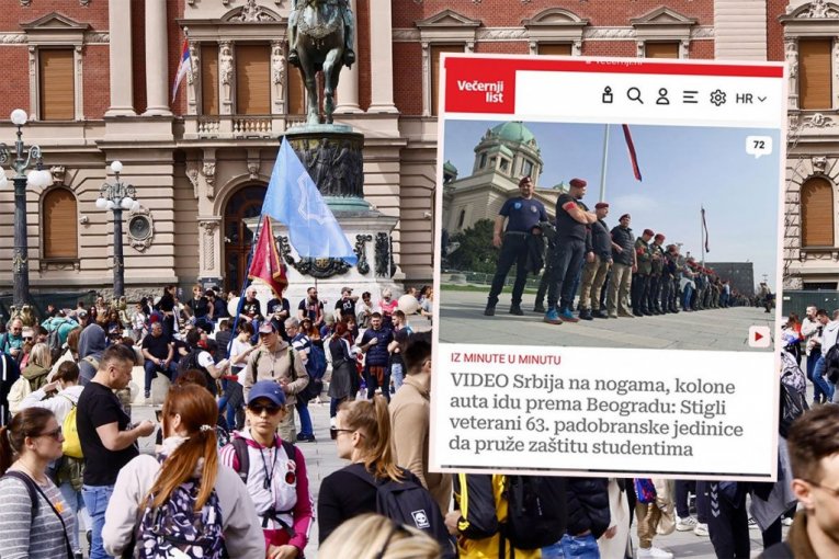 U GROBU SE PREVRĆU SVI ONI KOJI SU STRADALI OD USTAŠKE RUKE! Hrvati svesrdno podržavaju blokadere i HAOS U BOEGRADU (FOTO)