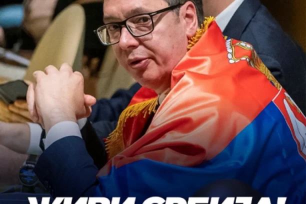 HITNO SE OGLASIO VUČIĆ: Poslao narodu jaku poruku! (FOTO)