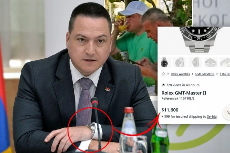 RUŽIĆ "BORAC PROTIV KORUPCIJE", A NOSIO ROLEX OD 11.500 EVRA! Potpuno licemerstvo bivšeg ministra - PLAĆAO I LUKS PUTOVANJA!