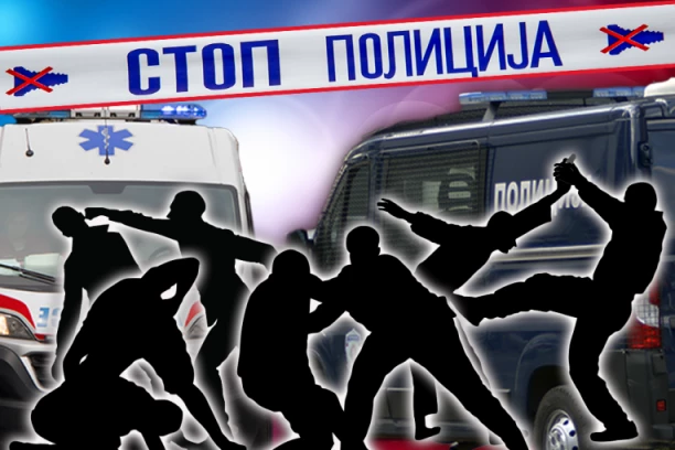 BRUTALNA MASOVNA TUČA U ZEMUNU! Ima povređenih!
