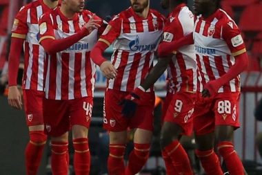 SEDAM GOLOVA I SPEKTAKL: Pogledajte sve pogotke sa ludog meča Crvena zvezda - OFK Beograd! (VIDEO)