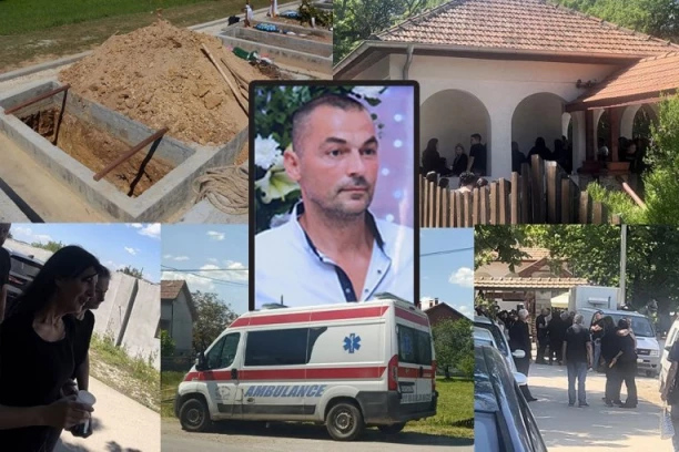 MUŠKARAC IZAŠAO I PAO U ZAGRLJAJ LJUDIMA ISPRED KUĆE! Nemile scene ispred doma nastradalog Vladimira Izljamovića iz Topole! (FOTO/VIDEO)