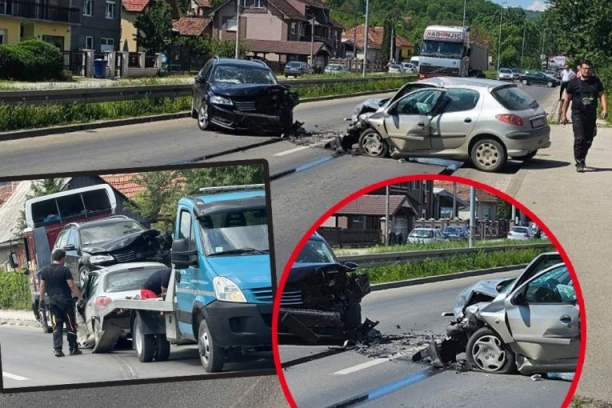 STRAVIČAN SUDAR U ČAČKU! Četiri osobe povređene, među njima i DETE! (FOTO)