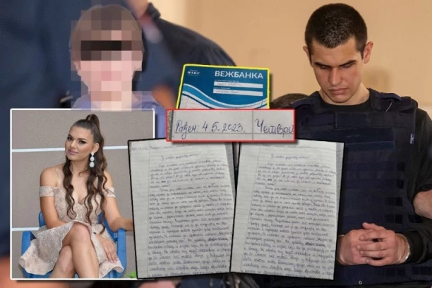PISALA JE O SVOJOJ SUDBINI, A DA TO NIJE NI ZNALA! Kristina u svom poslednjem sastavu govorila o masakru u "Ribnikaru", a te večeri joj je na isti način u Duboni presudio Uroš Blažić! (FOTO)