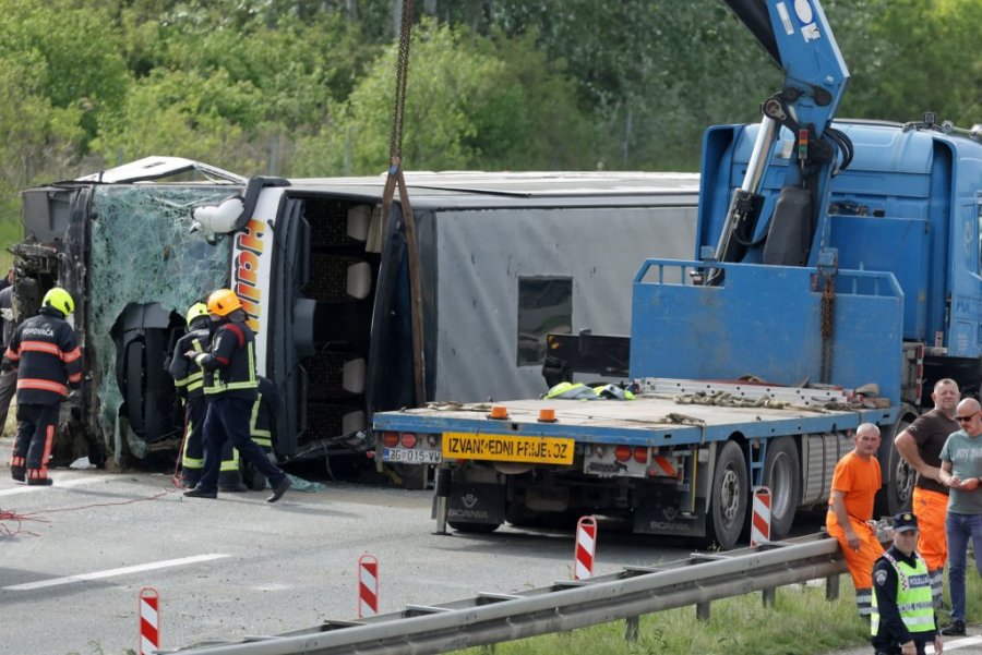 Nesreća na auto-putu A3 između Popovače i Križa u Hrvatskoj
