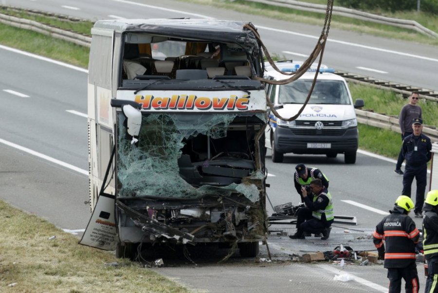 Nesreća na auto-putu A3 između Popovače i Križa u Hrvatskoj