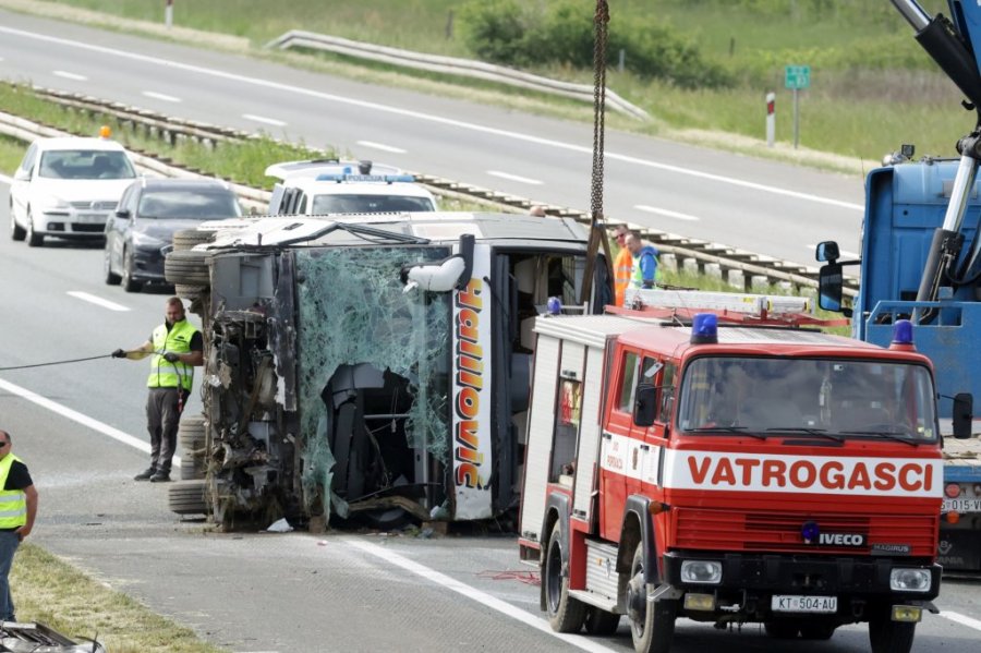 Nesreća na auto-putu A3 između Popovače i Križa u Hrvatskoj