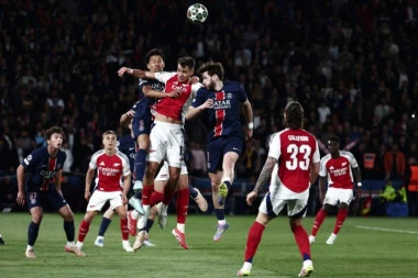 OVO SU SVI GOLOVI SA MEČA PSŽ - ARSENAL: Ruiz i Hakimi na jednoj, Saka na drugoj strani! (VIDEO)