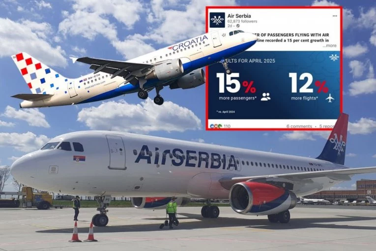 Er Srbija može da se pohvali APSOLUTNIM USPEHOM dok se Croatia airlines raspada - kupili novu flotu, pa zabeležili ozbiljan pad!
