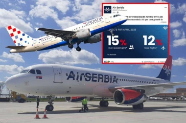 Er Srbija može da se pohvali APSOLUTNIM USPEHOM dok se Croatia airlines raspada - kupili novu flotu, pa zabeležili ozbiljan pad!