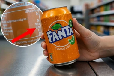 ZAŠTO NAM PODVALJUJU?! Srbima prodaju Fantu sa tri puta više šećera nego Hrvatima!